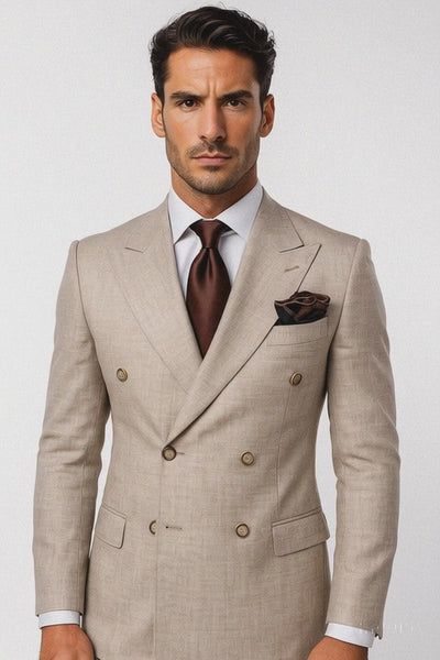 Classic Fit in  Light Brown Color by Rossiman