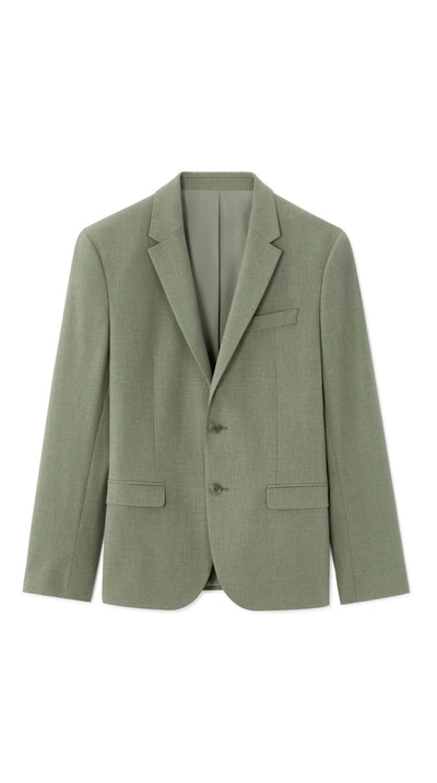 Slim Fit Bi-Stretch Suit Jacket - Light Green