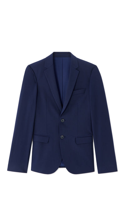 Slim Bi-Stretch Suit Jacket - Blue