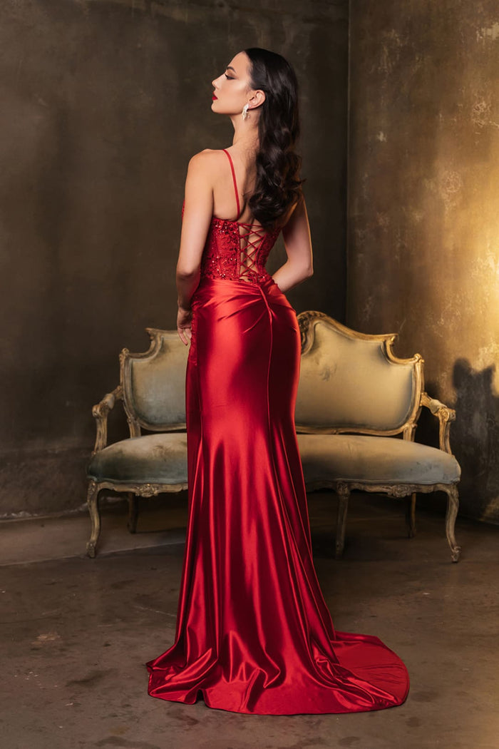 Plus Size Long Evening Gown Maxi Formal Dress for Women By May Queen MQ2139