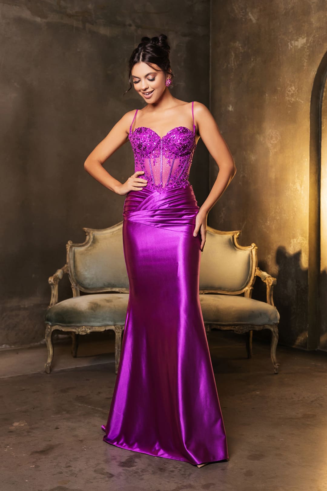 Plus Size Long Evening Gown Maxi Formal Dress for Women By May Queen MQ2139