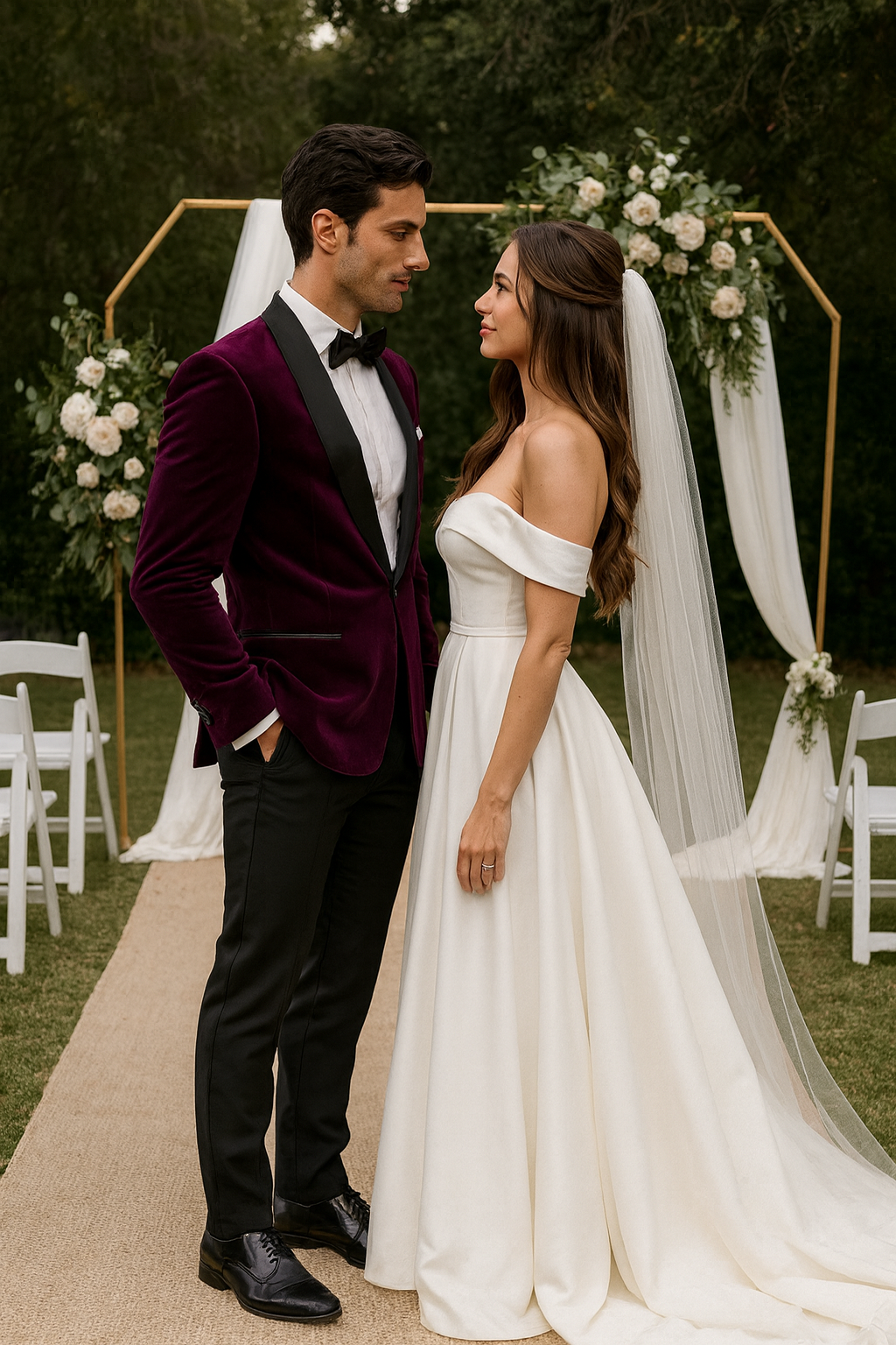 Purple Velvet Tuxedo Jacket with Shawl Lapel – Slim Fit