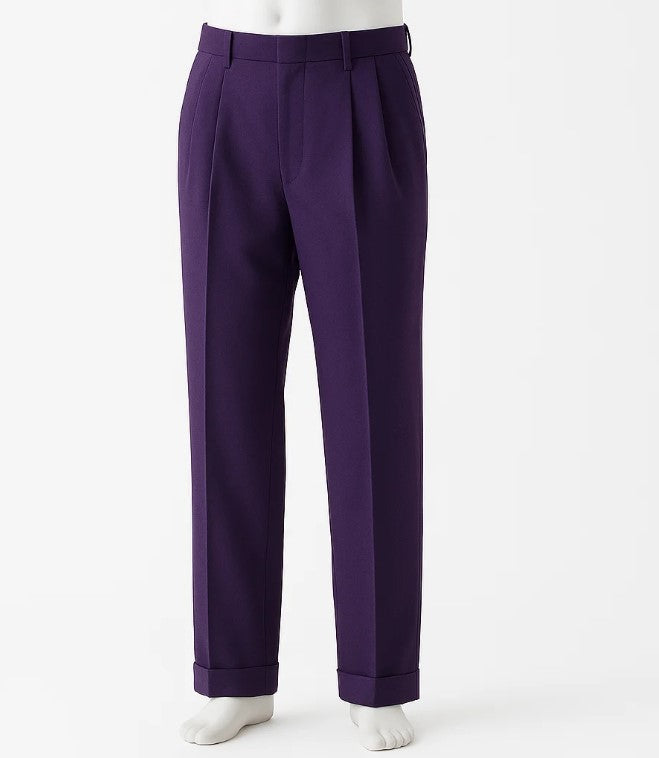 Mens Pleated Pants - Classic Style