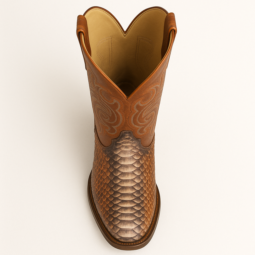 Men's Los Altos Python J-Toe Boots Rustic