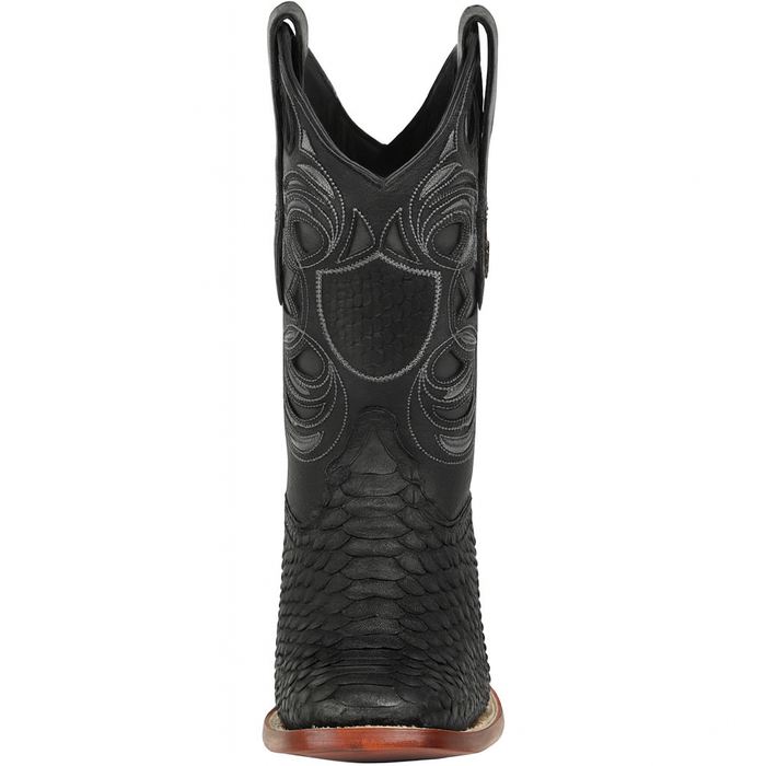 Python Snake Boots Square Toe for Men