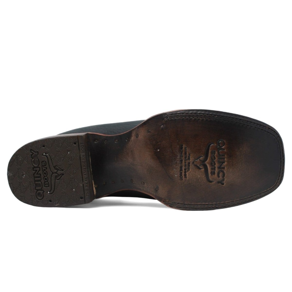 Quincy Wide Square Toe Black Ankle Boot