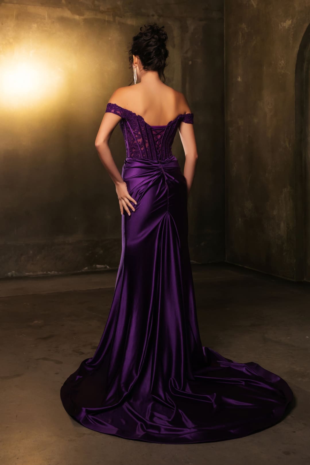 Red Carpet Dress Off Shoulder Sequin Formal Gown By May Queen MQ2146B