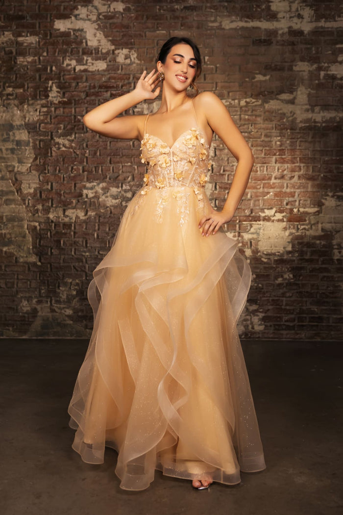 Red Carpet Dress Sweetheart A-Line Sparkle Gown By Royal Queen RQ8158
