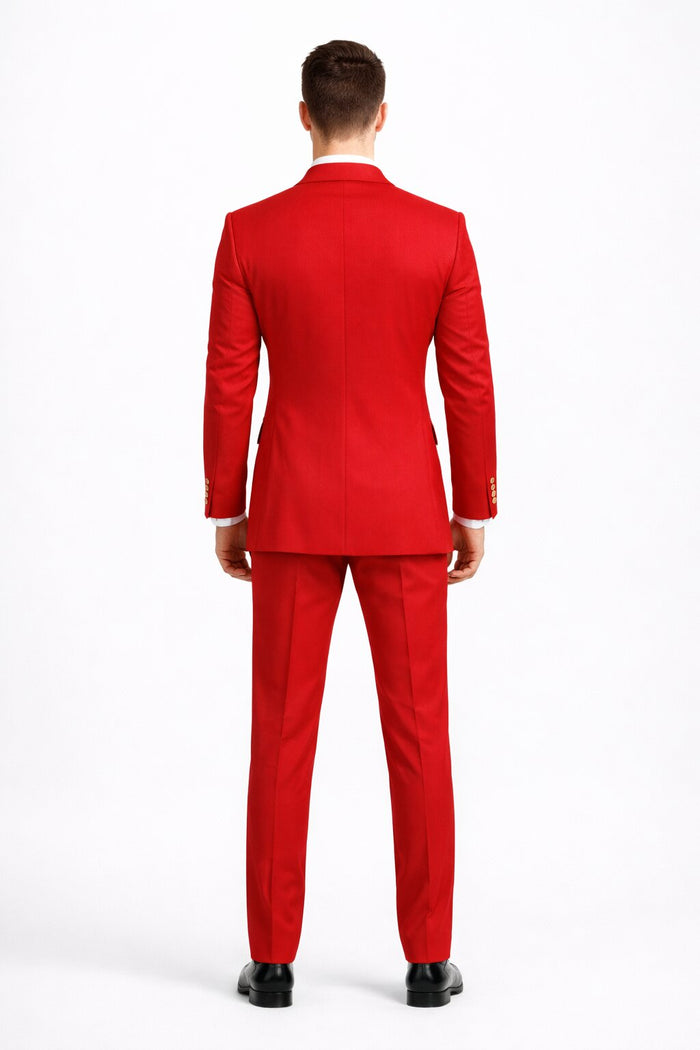 Double Breasted Tuxedo Groom Suit