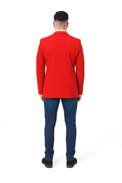 Red Men's blazer Jacket