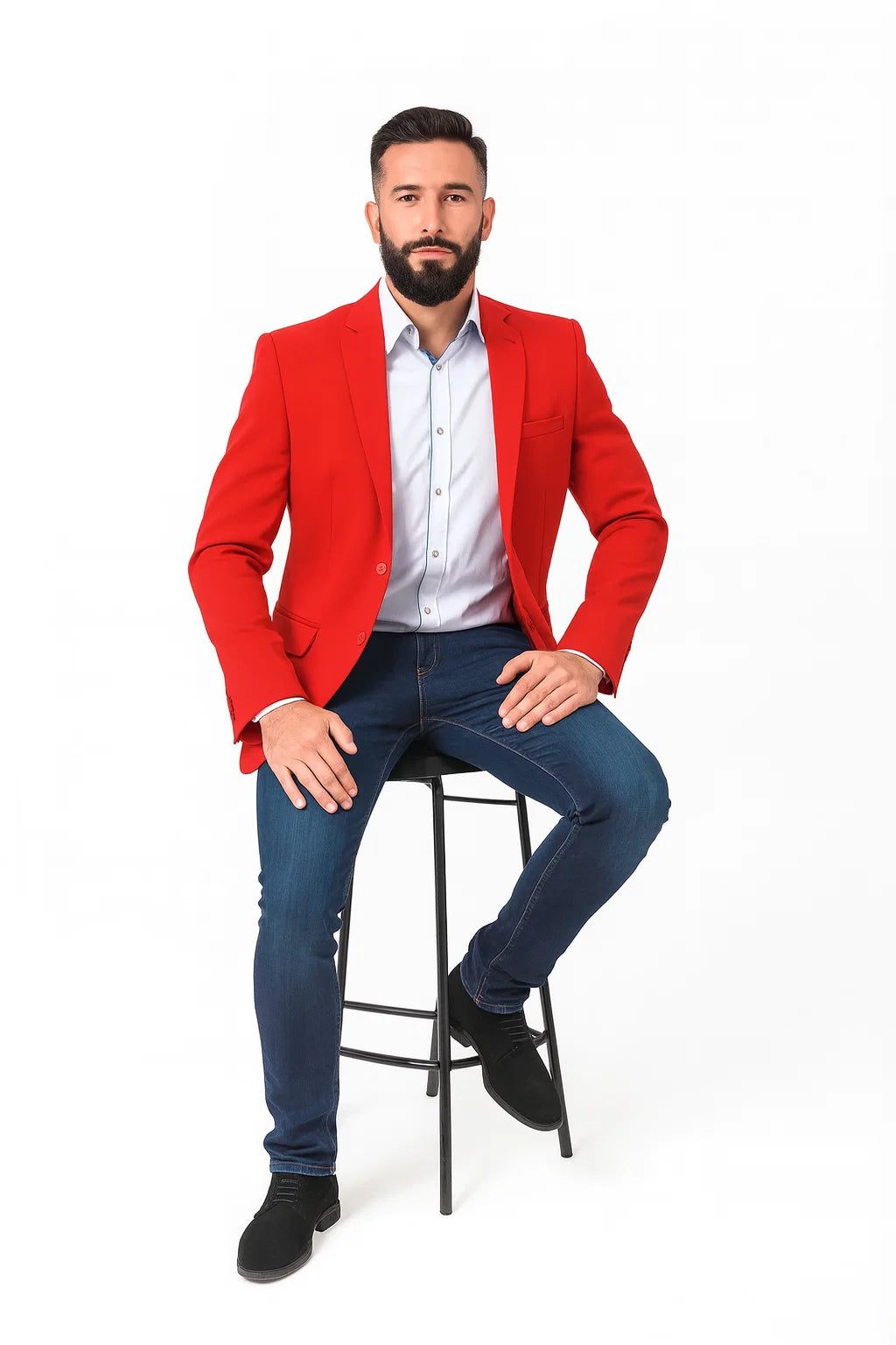 Red Men's blazer Jacket