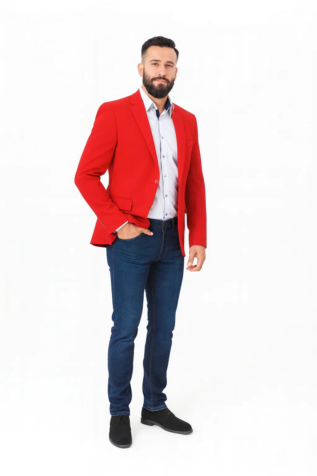 Red Men's blazer Jacket