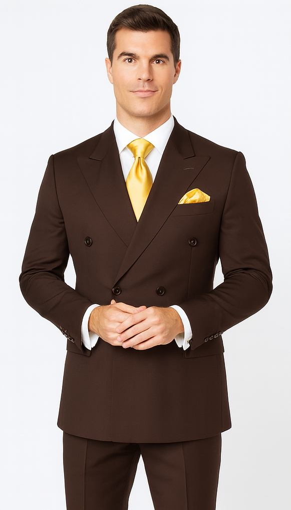 Rossi Man ARTHUR RM2303 Double-Breasted Suit – Formalwear for Men