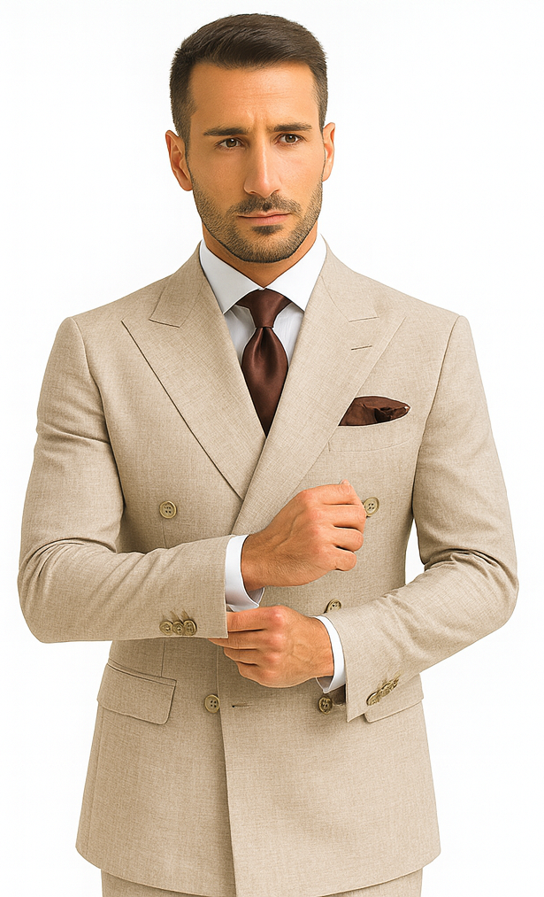 Rossi Man ARTHUR RM2306 Double-Breasted Suit – Modern Classic Men’s Formalwear
