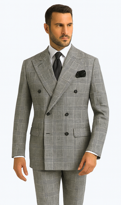 Rossi Man ARTHUR RM2318 Double-Breasted Suit – Modern Formalwear