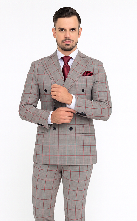 Rossi Man ARTHUR RM2321 Double-Breasted Suit – Classic Men’s Formalwear