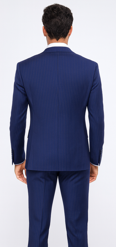 Rossi Man BOND RM1782 Slim Fit 3-Piece Suit – Modern Men’s Formalwear