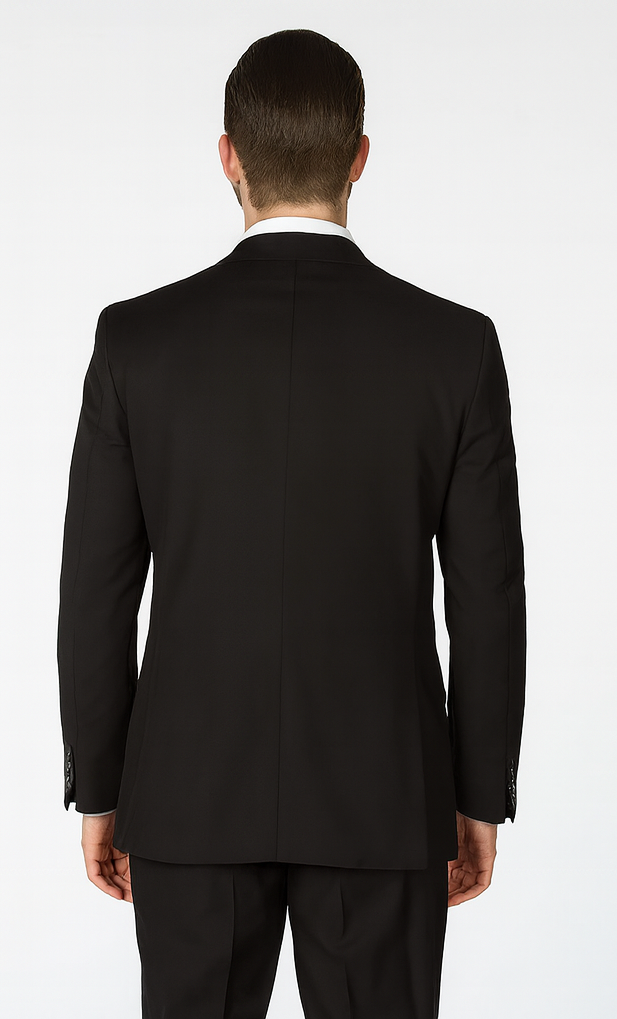 Rossi Man CYRUS RM101 Black 3-Piece Suit – Classic Men’s Formalwear