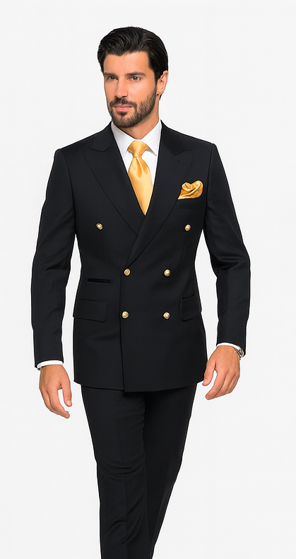 Rossi Man Double-Breasted 2-on-6 Suit – Men's Formalwear