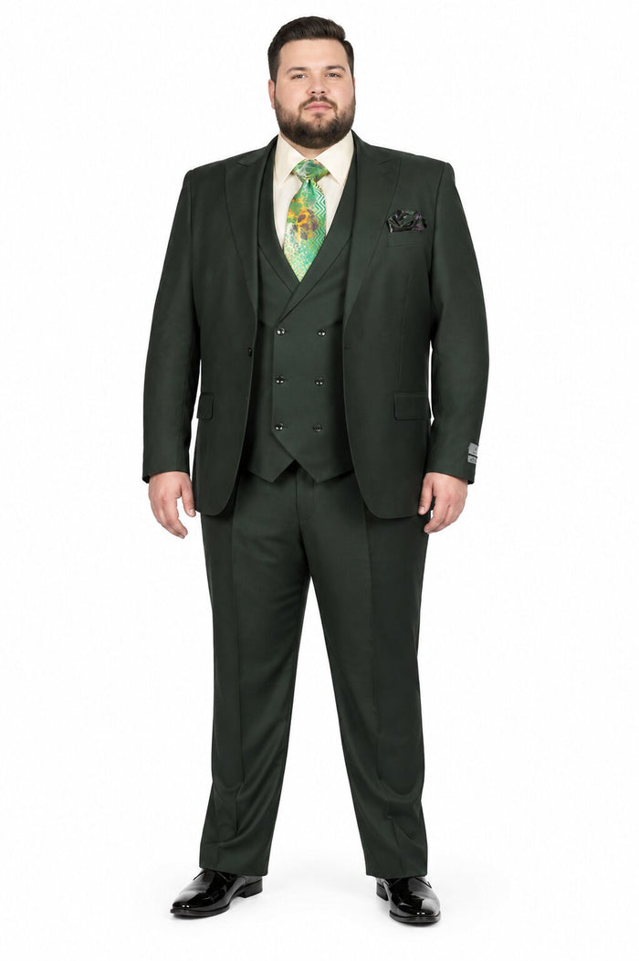 Rossi Man ELI RM117 Classic Men’s Hunter Green Suit