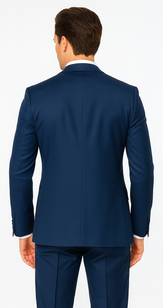 Rossi Man LEO RM1102 Modern 3-Piece Tuxedo for Men – Slim Fit Formal Suit for Special Occasions