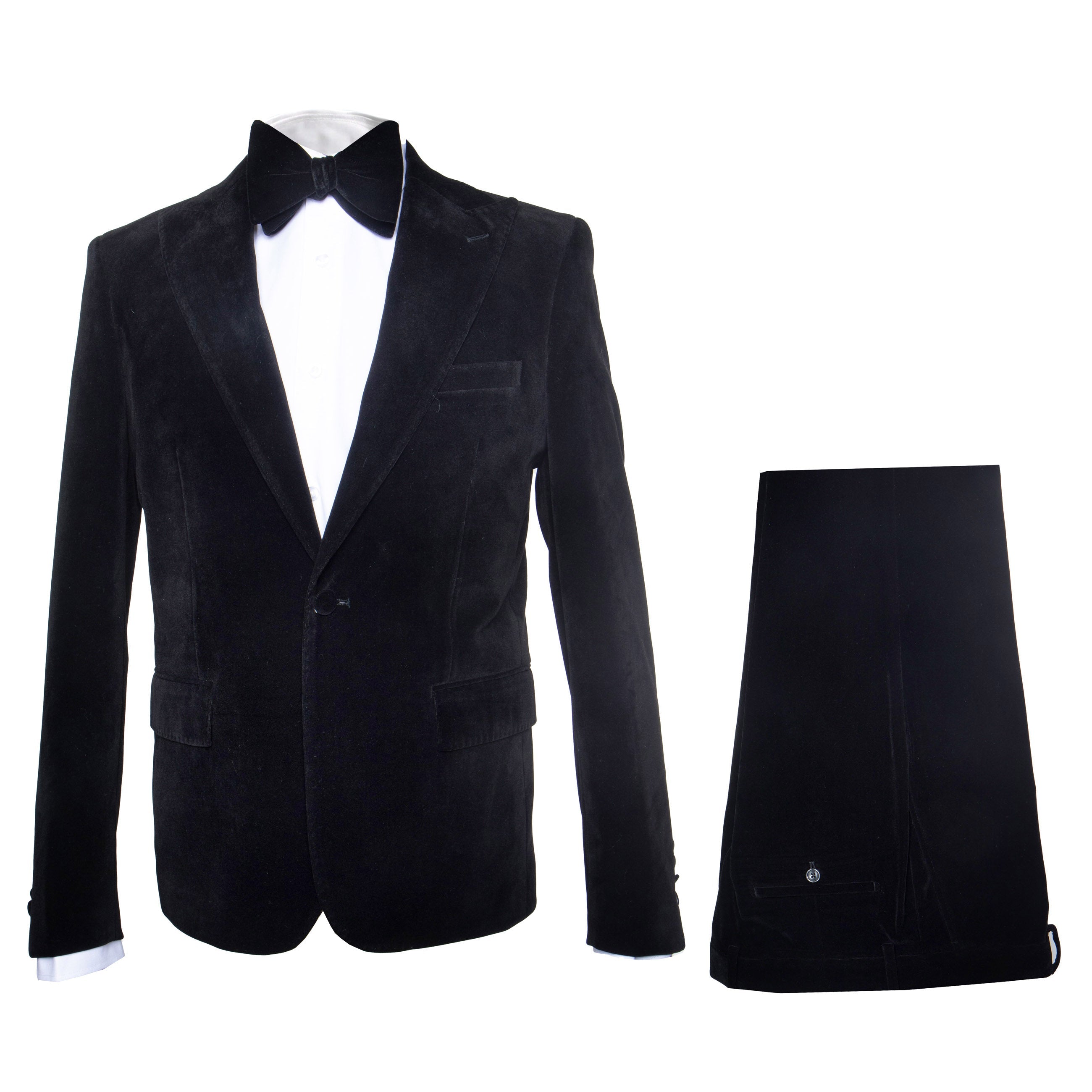 Rossi Man LEO RM1575 Black Suit – Men’s Modern Sleek Fit Formalwear