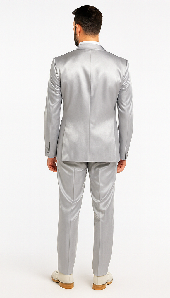Rossi Man LEO RM1622 Men’s Slim Fit 3-Piece Off-White Designer Suit – Formalwear for Special Occasions