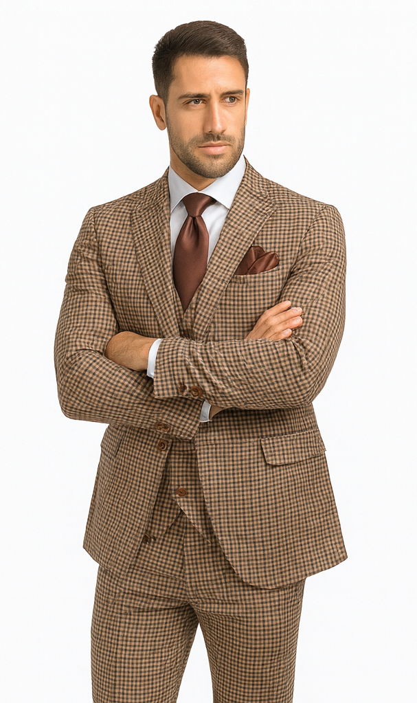 Rossi Man MAX RM1839 Slim Fit 3-Piece Suit – Men’s Formalwear