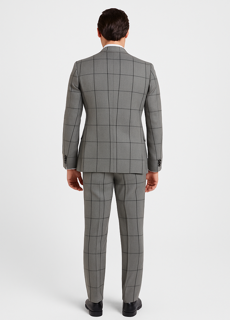 Rossi Man Men’s Dress Suit | Classic Rossiman Formalwear for Timeless Style – Italian Tailored Slim Fit Suit