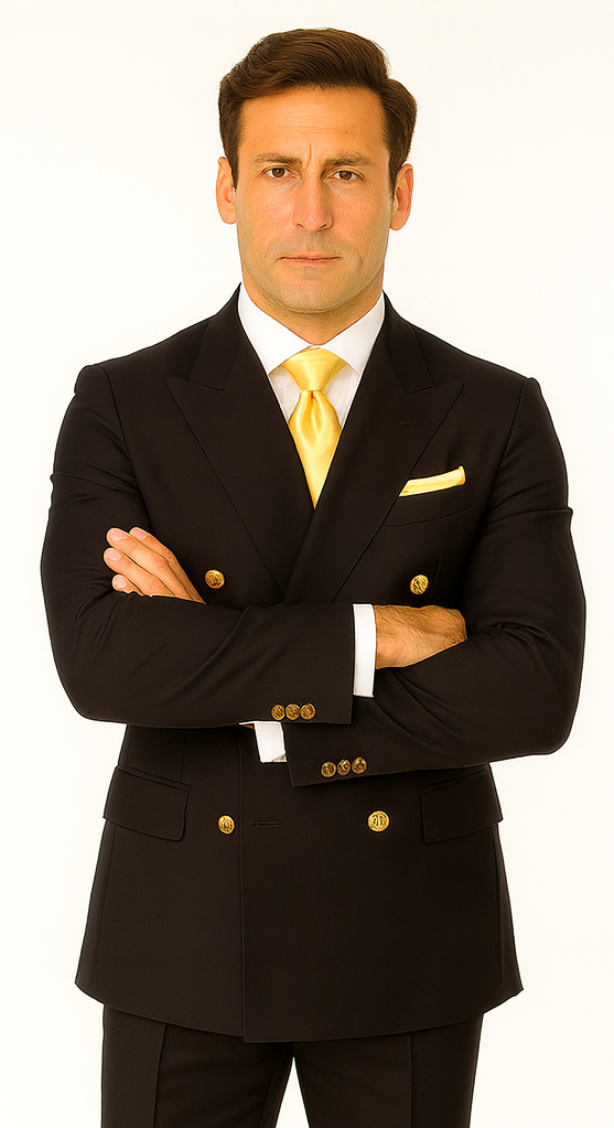 Rossi Man MILANO RM1173 Modern Slim Fit Men’s Suit – Formalwear for Special Occasions
