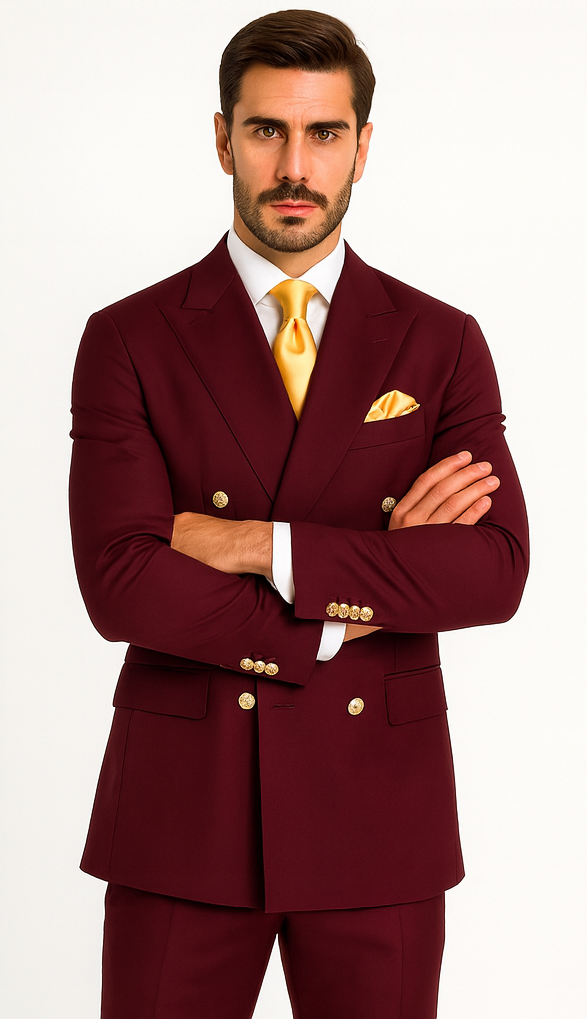modern formal dress for men Rossi Man Milano RM1174 Fit Business Suit – Men’s Attire Burgundy / 50L All pant sizes will Colorful Wedding Dresses & birthday_baby_dress Color:As Picture(Black)