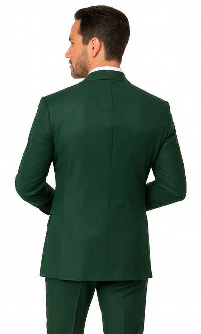 Rossi Man Milano RM1190 Bold Green Slim Fit Suit – Modern Men’s Formalwear