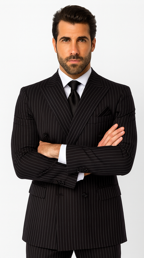 Rossi Man Milano RM1222 Tailored Suit for Men – Modern Formal Attire Royal Blue / 54R