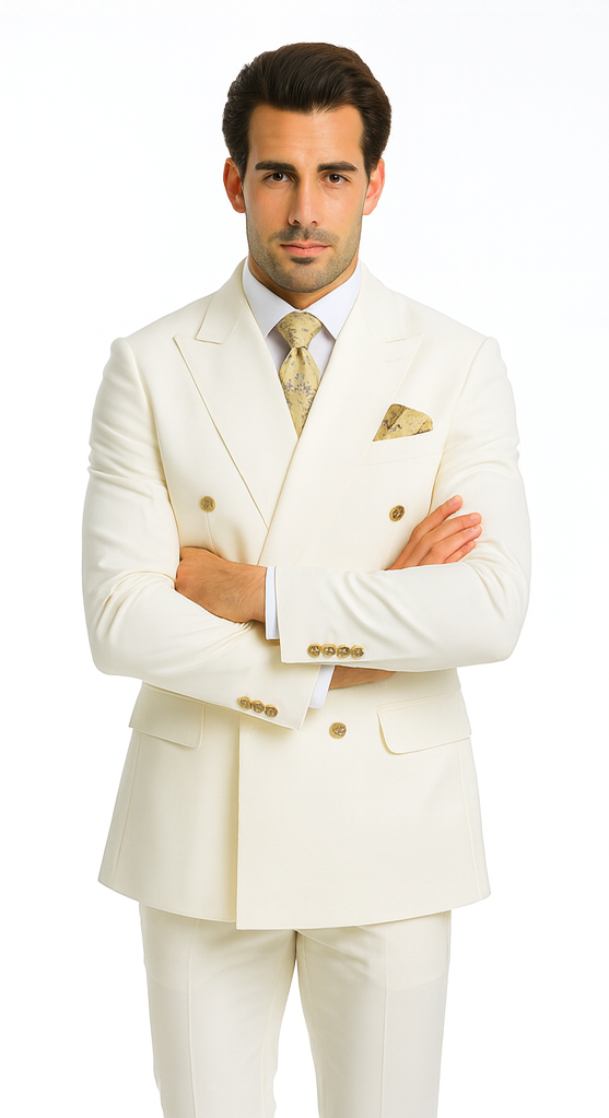 Rossi Man Milano RM1770 – Men’s Modern Slim Fit 3-Piece Suit - Formalwear for Every Occasion