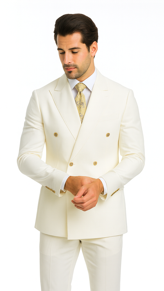 Rossi Man Milano RM1770 – Men’s Modern Slim Fit 3-Piece Suit - Formalwear for Every Occasion