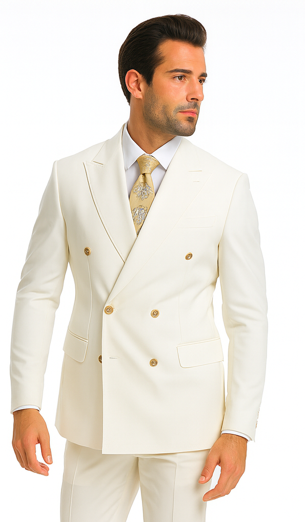 Rossi Man Milano RM1770 – Men’s Modern Slim Fit 3-Piece Suit - Formalwear for Every Occasion