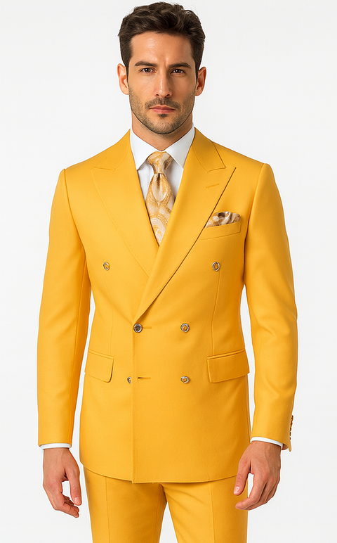 Rossi Man Milano RM1772 Men’s Tailored 3-Piece Suit – Formalwear Set