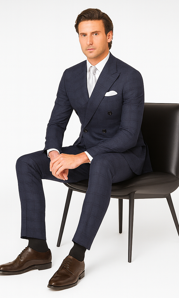 Rossi Man Milano RM1791 – Classic Tailored Suit for Men - Elegant Formalwear