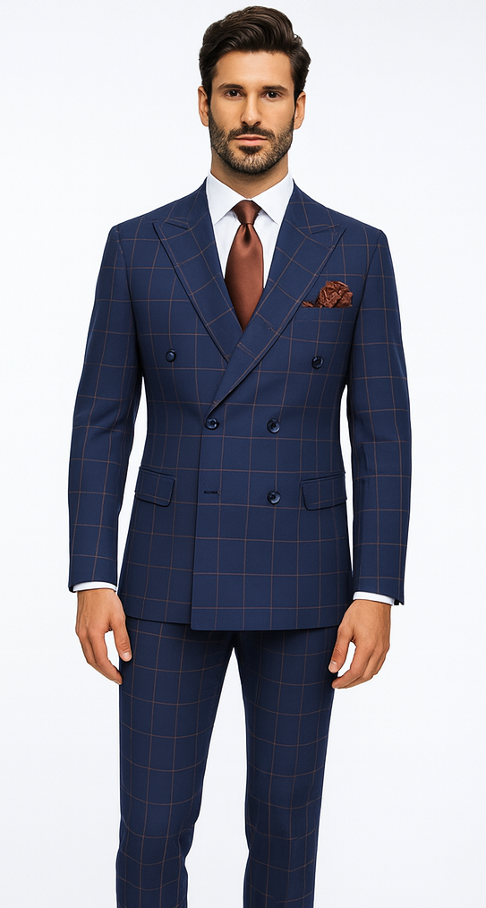 Rossi Man Milano RM1831 – Classic Tailored Men’s Suit - Elegant Formal Wear