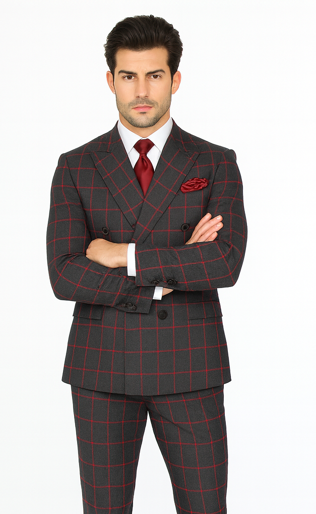 Rossi Man Milano RM1844 Black Formal Suit – Men’s Modern Collection