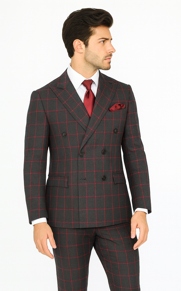 Rossi Man Milano RM1844 Black Formal Suit – Men’s Modern Collection