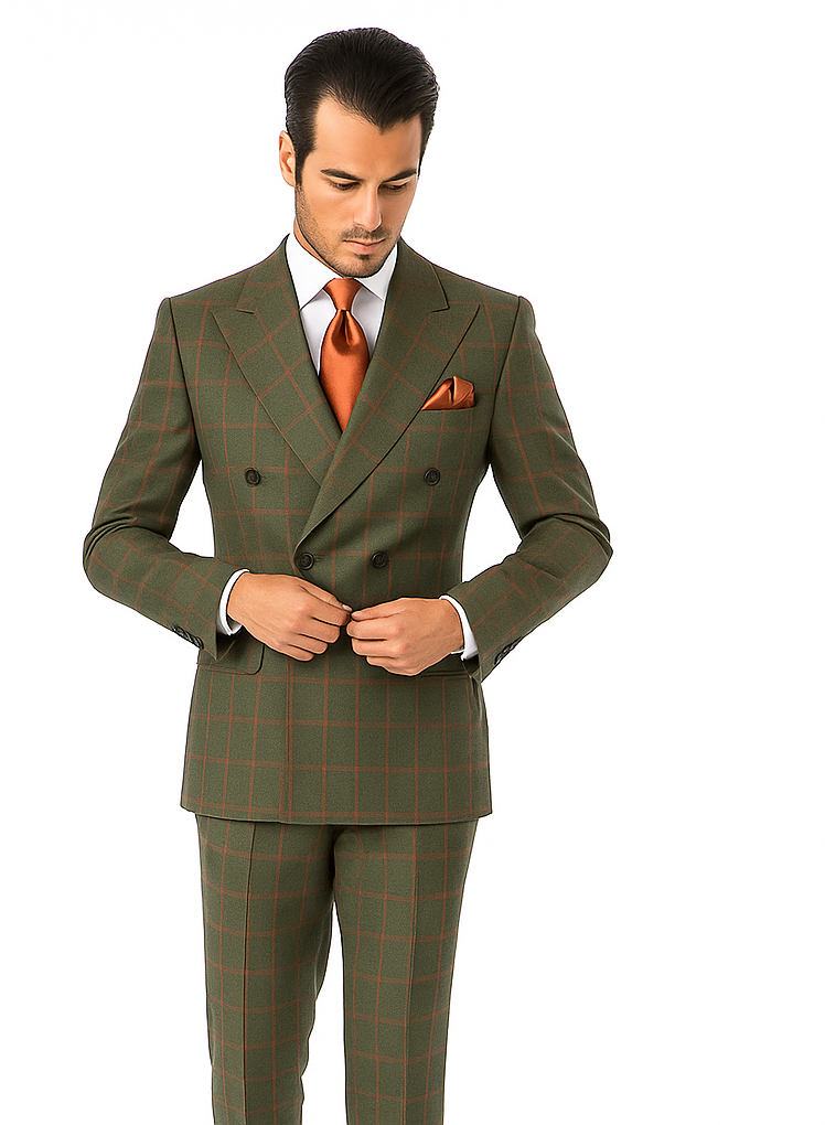 Rossi Man Milano RM1847 – Men’s Dress Suit for Classic Style - Tailored Fit Formal & Casual Elegance