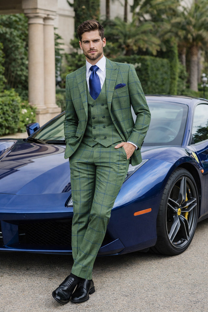 ROSSI MAN Slim Fit 3 Piece Suit Max RM1841