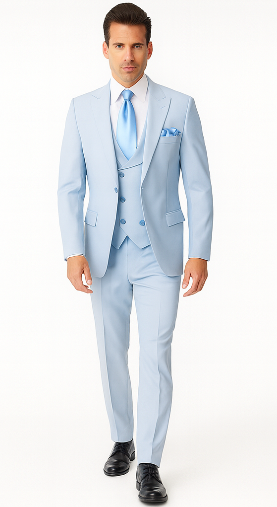 Rossi Man Paul RM1395 – Men’s Classic Tailored Suit - Elegant Formalwear for Men