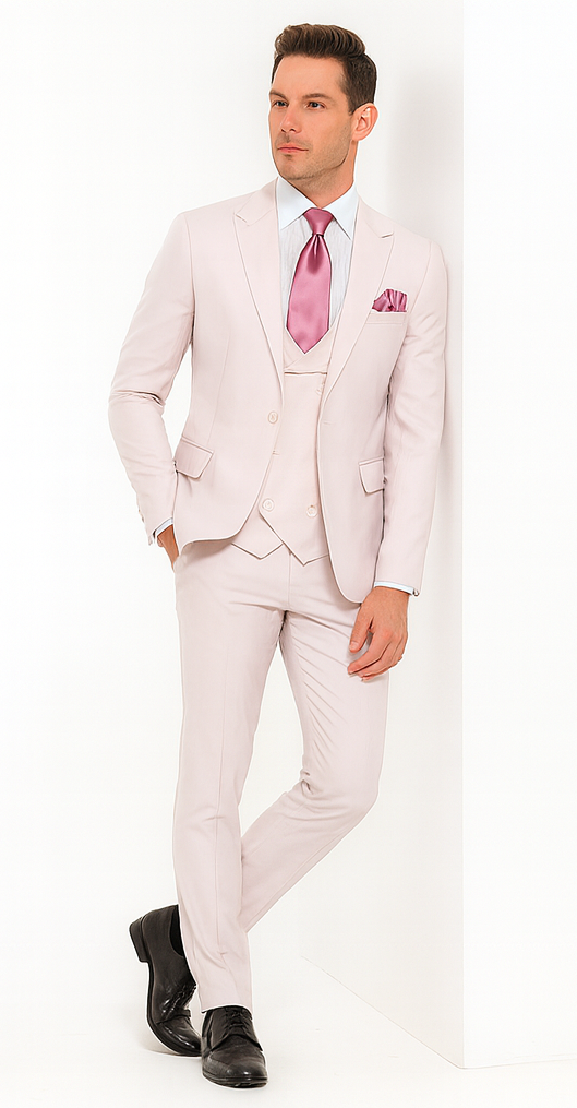 Rossi Man Paul RM1397 – Men’s Classic Tailored Suit - Elegant Modern Formalwear