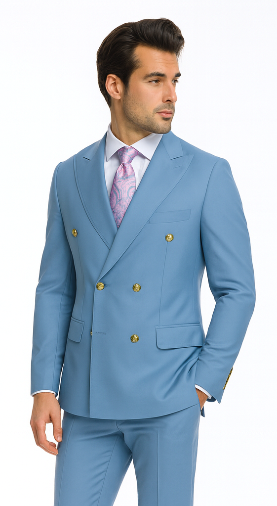 Rossi Man RM1771 – Sophisticated Milano Slim Fit Suit for Men - Modern Formalwear