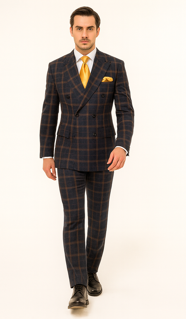 Rossi Man RM1790 – Elegant Slim Fit Milano Suit for Men - Stylish Modern Formal Attire