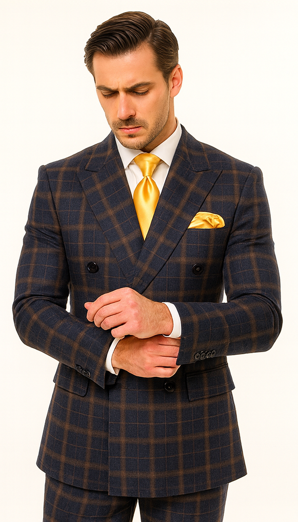 Rossi Man RM1790 – Elegant Slim Fit Milano Suit for Men - Stylish Modern Formal Attire