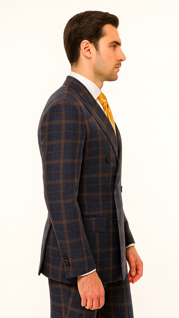 Rossi Man RM1790 – Elegant Slim Fit Milano Suit for Men - Stylish Modern Formal Attire