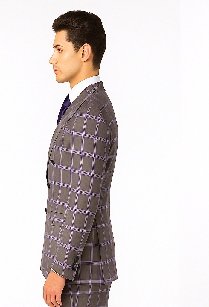 Rossi Man RM1846 – Elegant Men’s Dress Suit from Milano Collection - Tailored Fit Formal & Casual Wear
